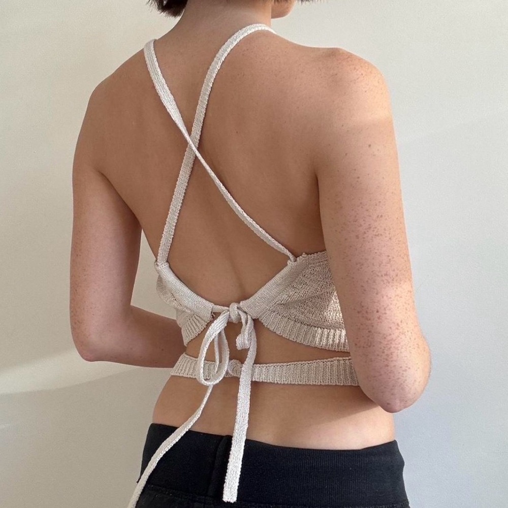 Cult Gaia Nan knit Top - like new